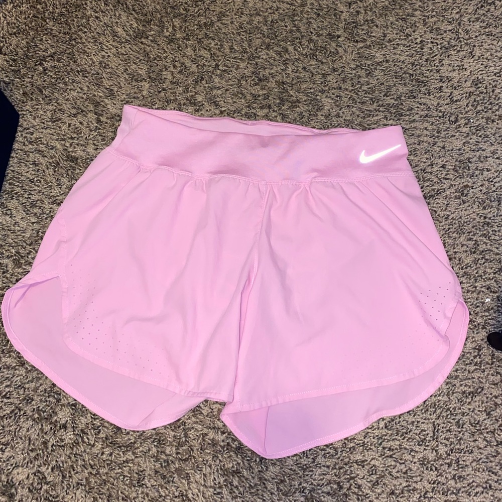 Nike athletic shorts. Light pink. Large